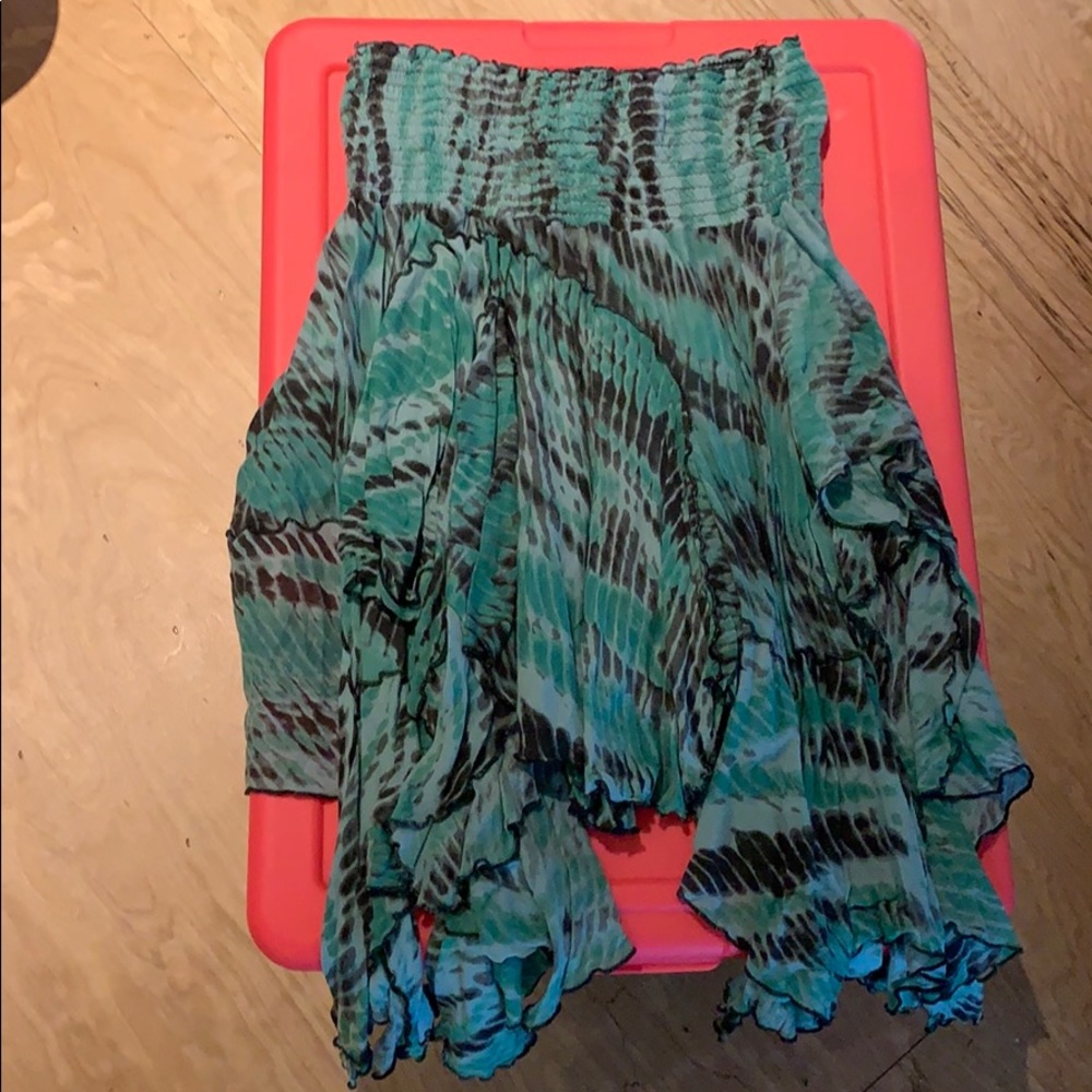 Free People tye dye skirt